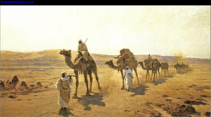 Ludwig Hans Fischer An Arab Caravan.